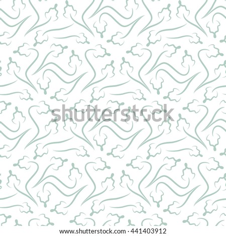 seamless pattern with  leaves. Decorative background. Plant ornament.