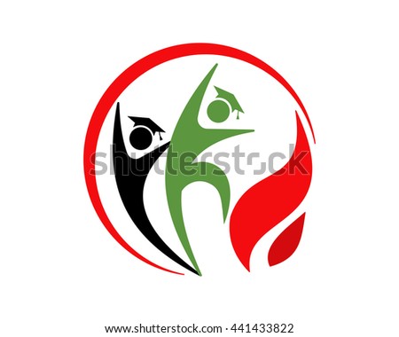 education academic figure image vector icon logo symbol