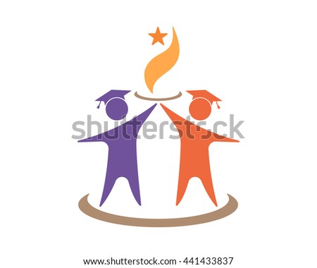 education academic figure image vector icon logo symbol
