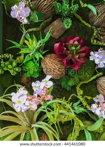 The flower pattern for art decoration and interior design.