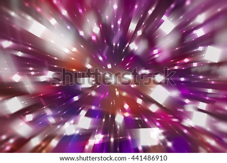 abstract multicolored background. fractal explosion star with gloss and lines