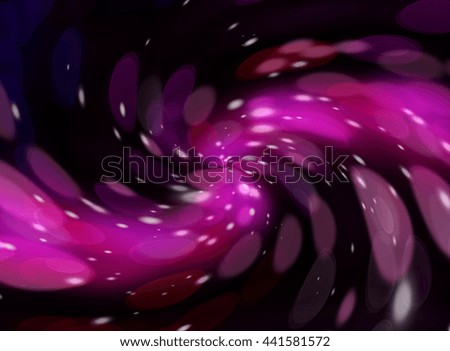 Purple and pink  glitter abstract lights bokeh radial  background.