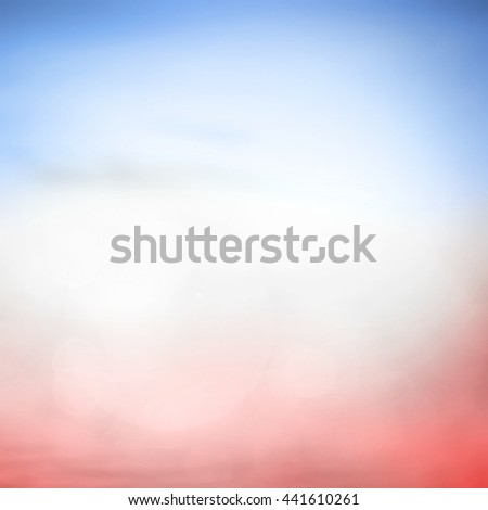 Patriot day concept: Blurred red, blue and white color background.