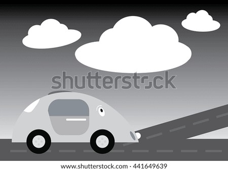 Vector of clouds style design