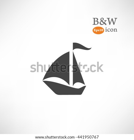 sailing yacht icon