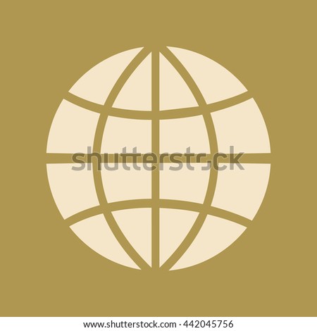 Globe Icon. Eps-10.