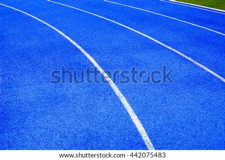 Curves of the running track
