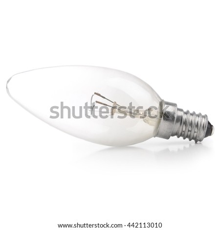 incandescent lamp e14 Royalty-Free Stock Photo #442113010