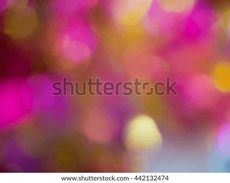 abstract colorful bokeh background Soft-focus  blurred