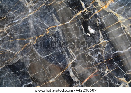 Gray patterned natural of dark marble patterned (Gold Russia) texture background.