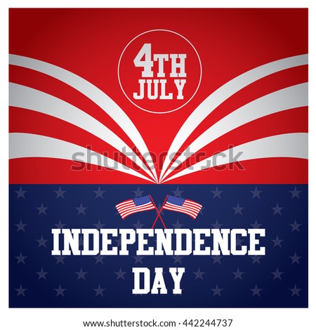 Independence day graphic design, Vector illustration