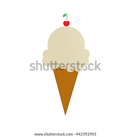 Ice Cream Cone - vanilla