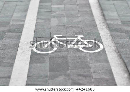 Urban bicycle lane
