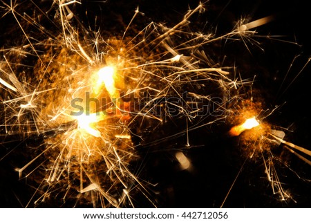 Soft image firework on the floor