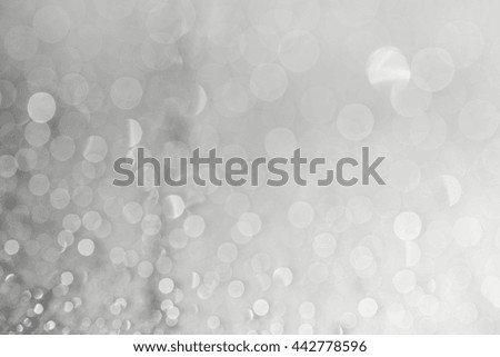 Abstract blur background  silver drops of water on glass