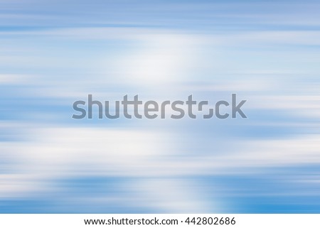 Blue and white horizontal motion blur texture for background