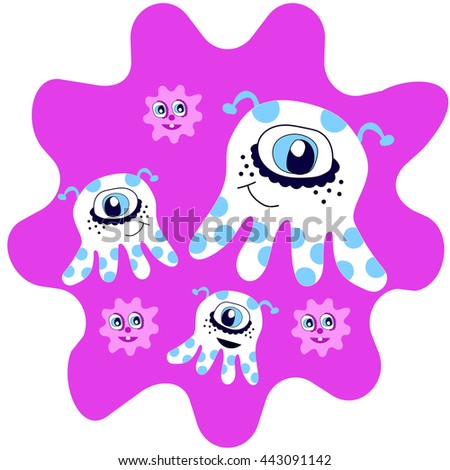 one-eyed alien beings