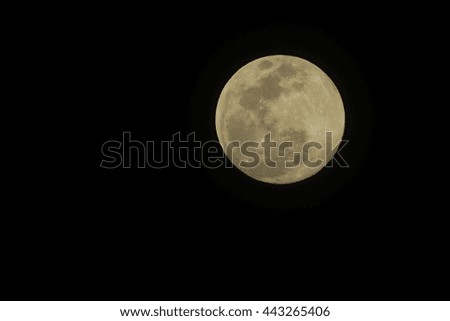 Full moon closeup night sky blur texture background