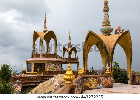 Pagoda at Phasornkaew Temple. Phetchabun, Thailand
