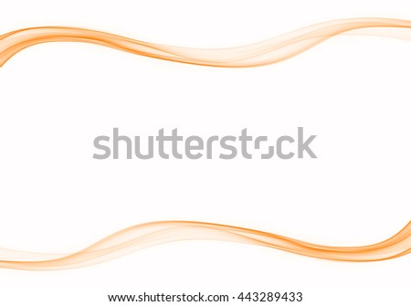 Abstract orange smoke with space as background.