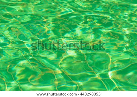 Green emerald water  abstract