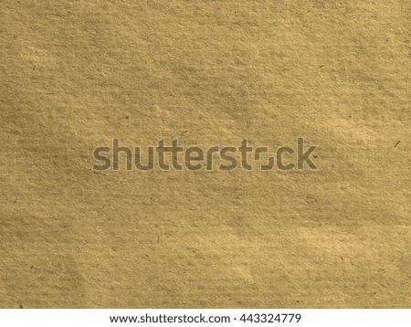 Blank sheet of brown paper material texture vintage sepia