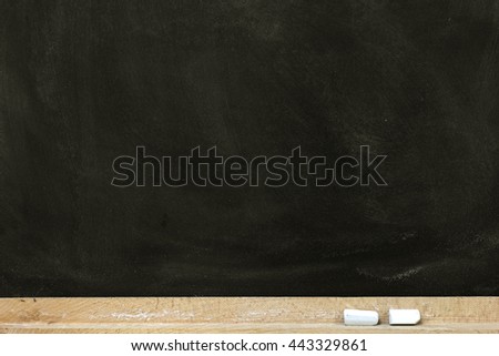 Empty Blackboard Background