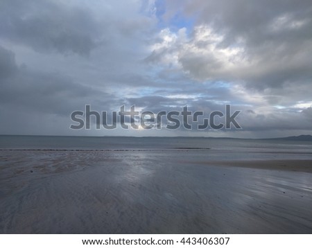 seaside after rain
