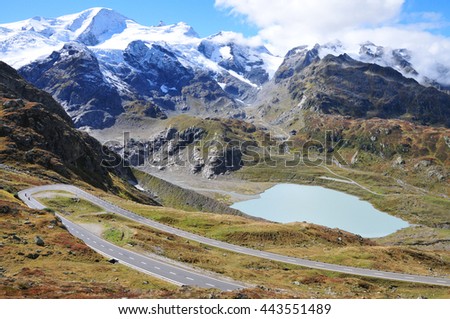 Susten pass, Switzerland Royalty-Free Stock Photo #443551489