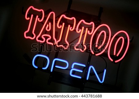 Abstract Tattoo Sign Scene