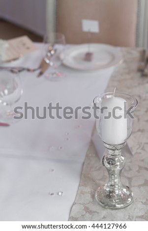 Picture of event party tables set