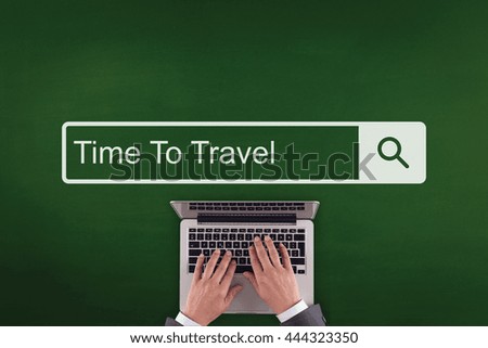 PEOPLE WORKING OFFICE COMMUNICATION  TIME TO TRAVEL TECHNOLOGY SEARCHING CONCEPT