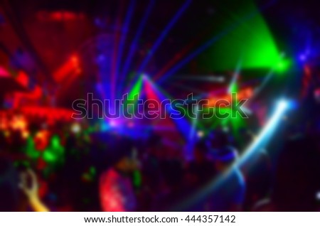 Light blur club party