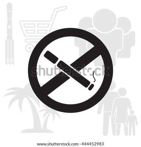 No smoking sign vector