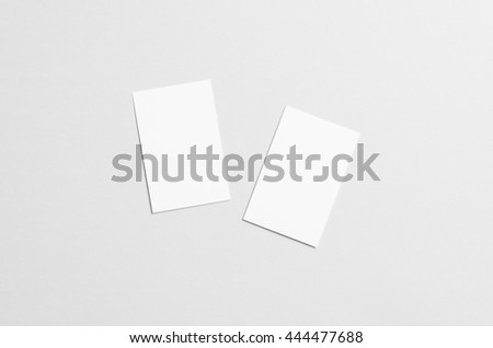 Business Card Mock-Up (85x55mm) - Two Cards