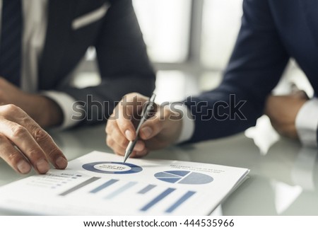 Brainstorming Business Analysis Data Corporate Concept Royalty-Free Stock Photo #444535966