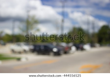 blur cars parking background for use as Background