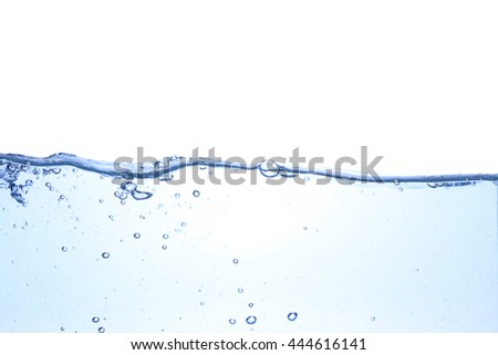 Clear water waves Royalty-Free Stock Photo #444616141