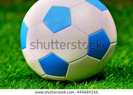 soccer ball on green