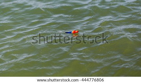 float for fishing on the surface of the water