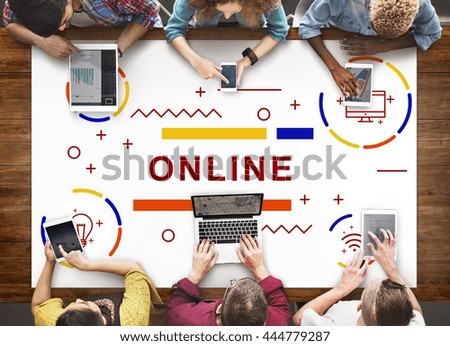Online Connection Internet Networking Technology Concept