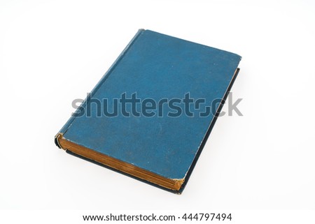 Old book (Ancient book) on white background