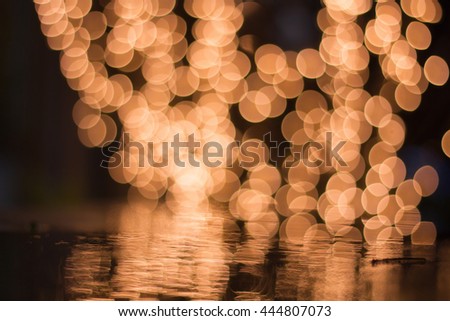 Abstract background with Light Bokeh