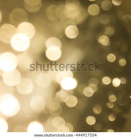 Gold background, circular, light