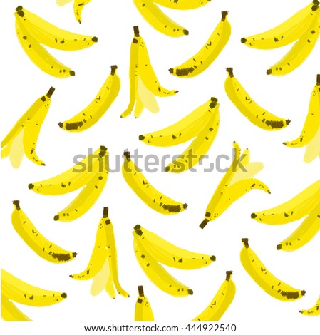Banana pattern  Royalty-Free Stock Photo #444922540