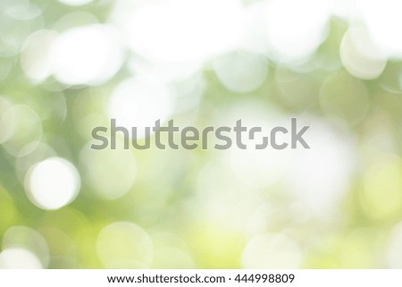 Spring or summer abstract nature. Over blur forest and sky and flower with De focused Bokeh textures background art.Ecology concept.

