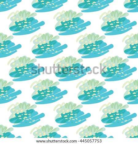 Abstract vector background with spots watercolor splashes in delicate pastel colors. 