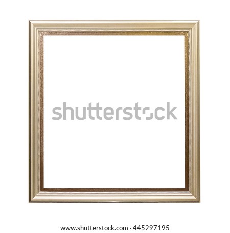 Vintage frame picture isolated for your design.