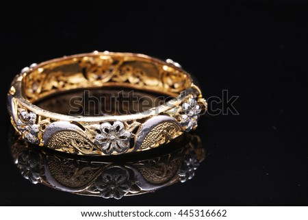 jewellery bracelet, bangles with flower