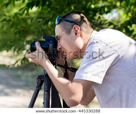 photographer on nature
